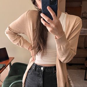 Tan Old Navy Cardigan